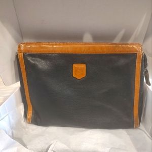 Celine large leather  Clutch